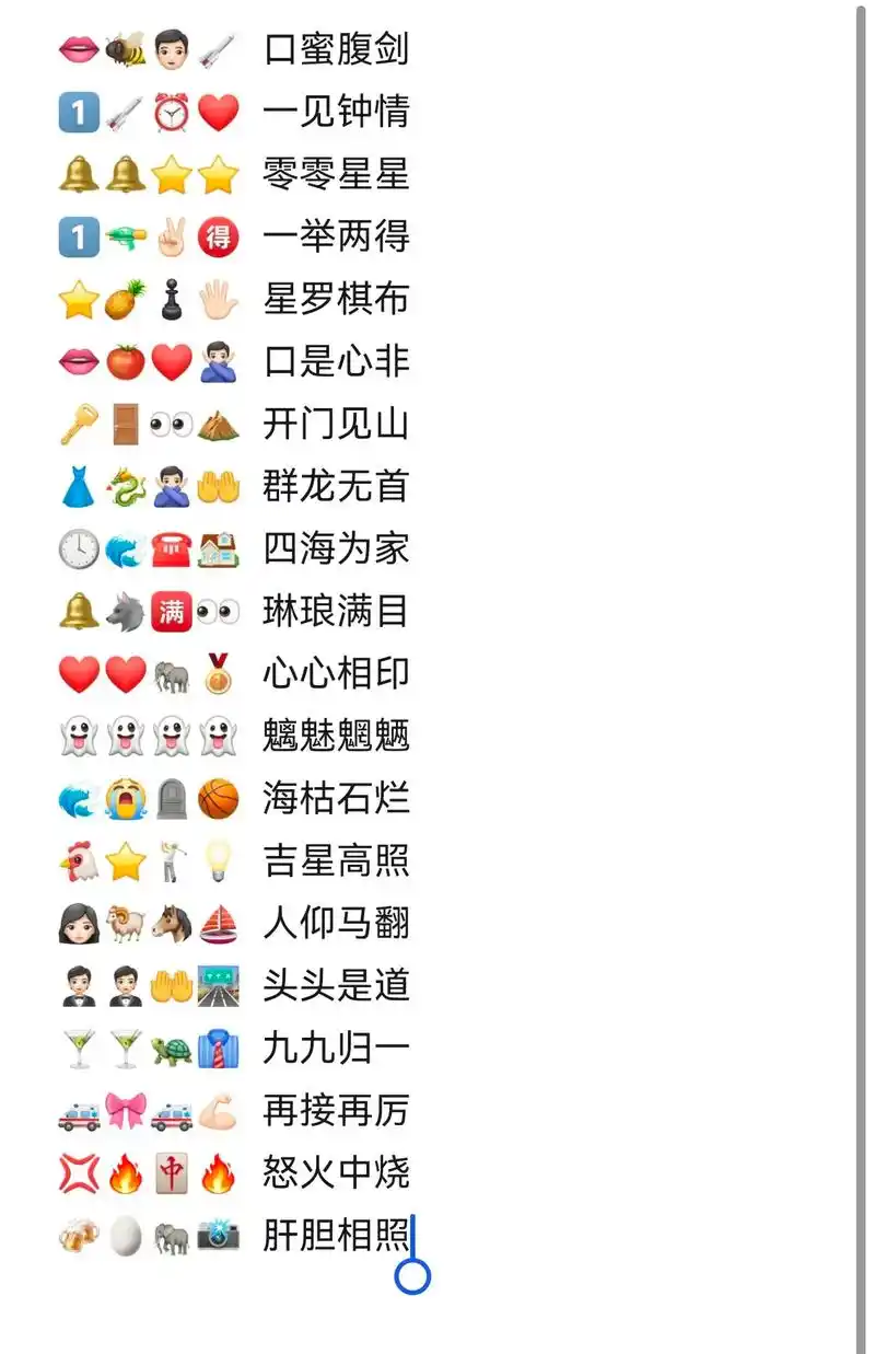 茶颜悦色emoji猜成语-抖音