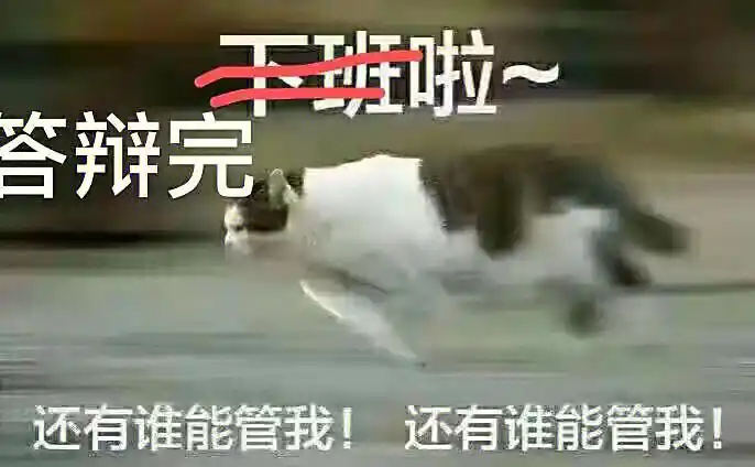 答辩过啦