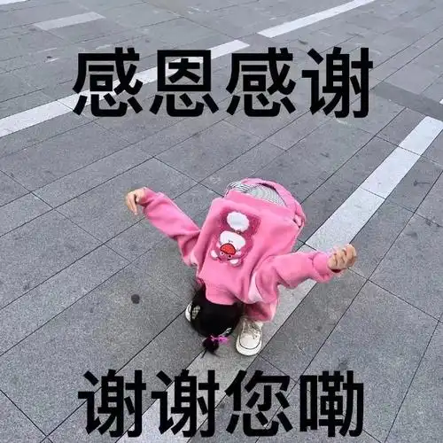 各种表达感谢表情包