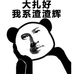 熊猫头搞笑雷人斗图大扎好我系渣渣辉恶搞gif动图_动态图_表情包下载