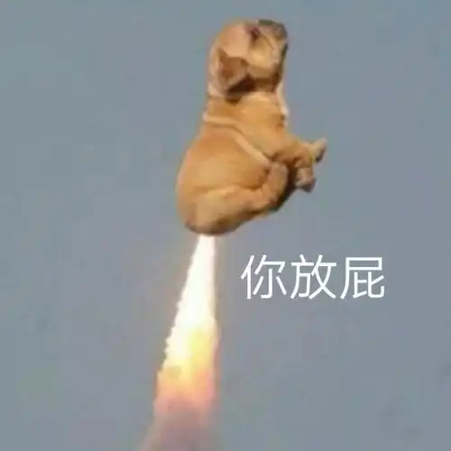 你放屁汪星人表情包_汪星人_放屁表情