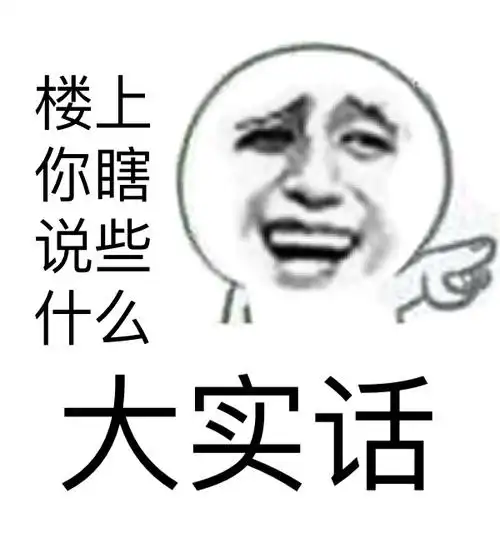 楼上你瞎说些什么大实话