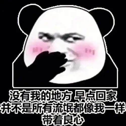 早点回家,不是所有流氓都像我一样有良心[doge]#沙雕表情包#搞笑